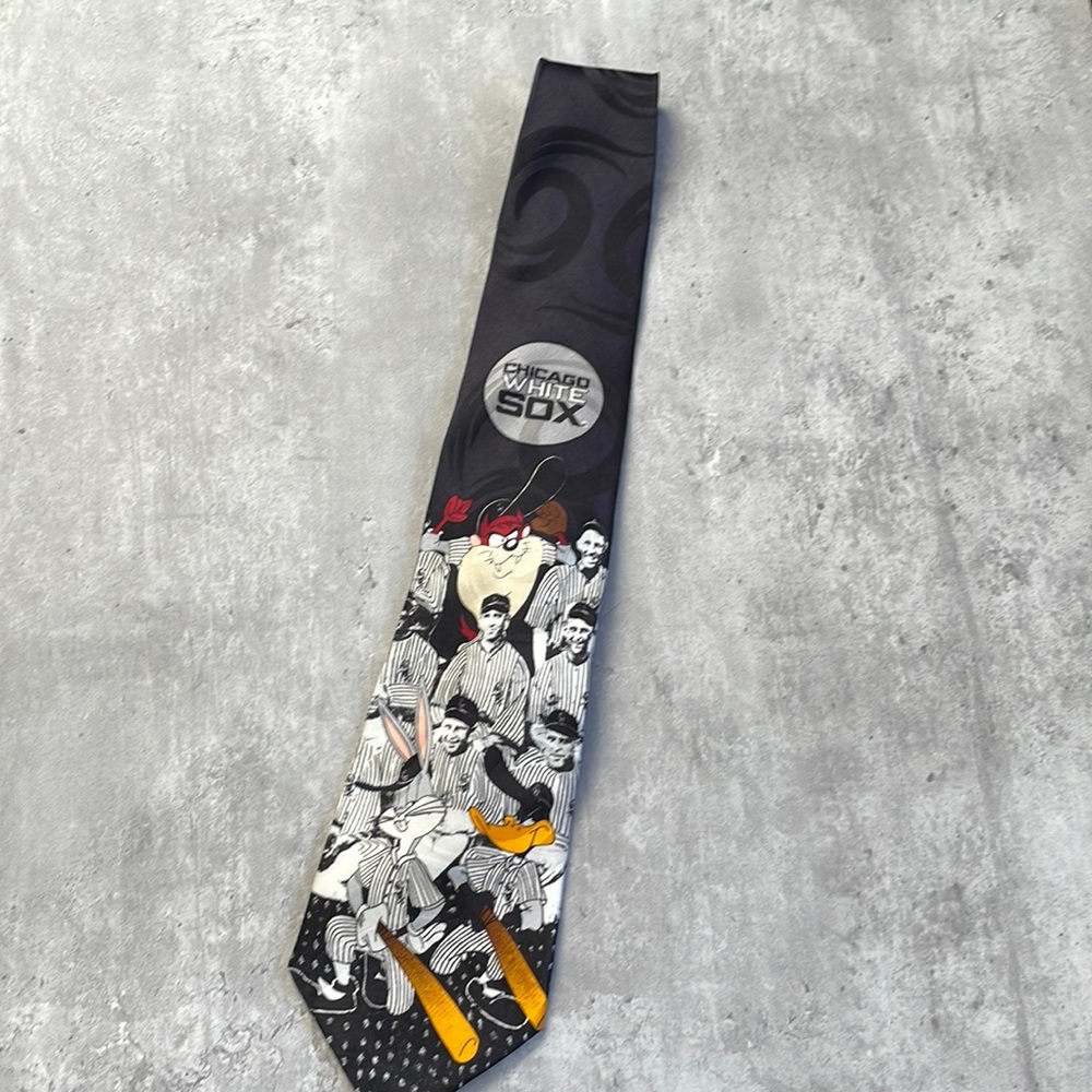 Looney Tunes Baseball Toons Chicago White Sox Tie
